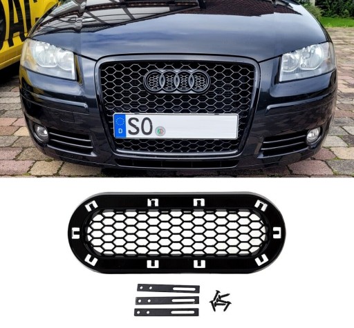 8T0853605 - крепление эмблемы в гриль соты Audi A3 A4 A5 A7