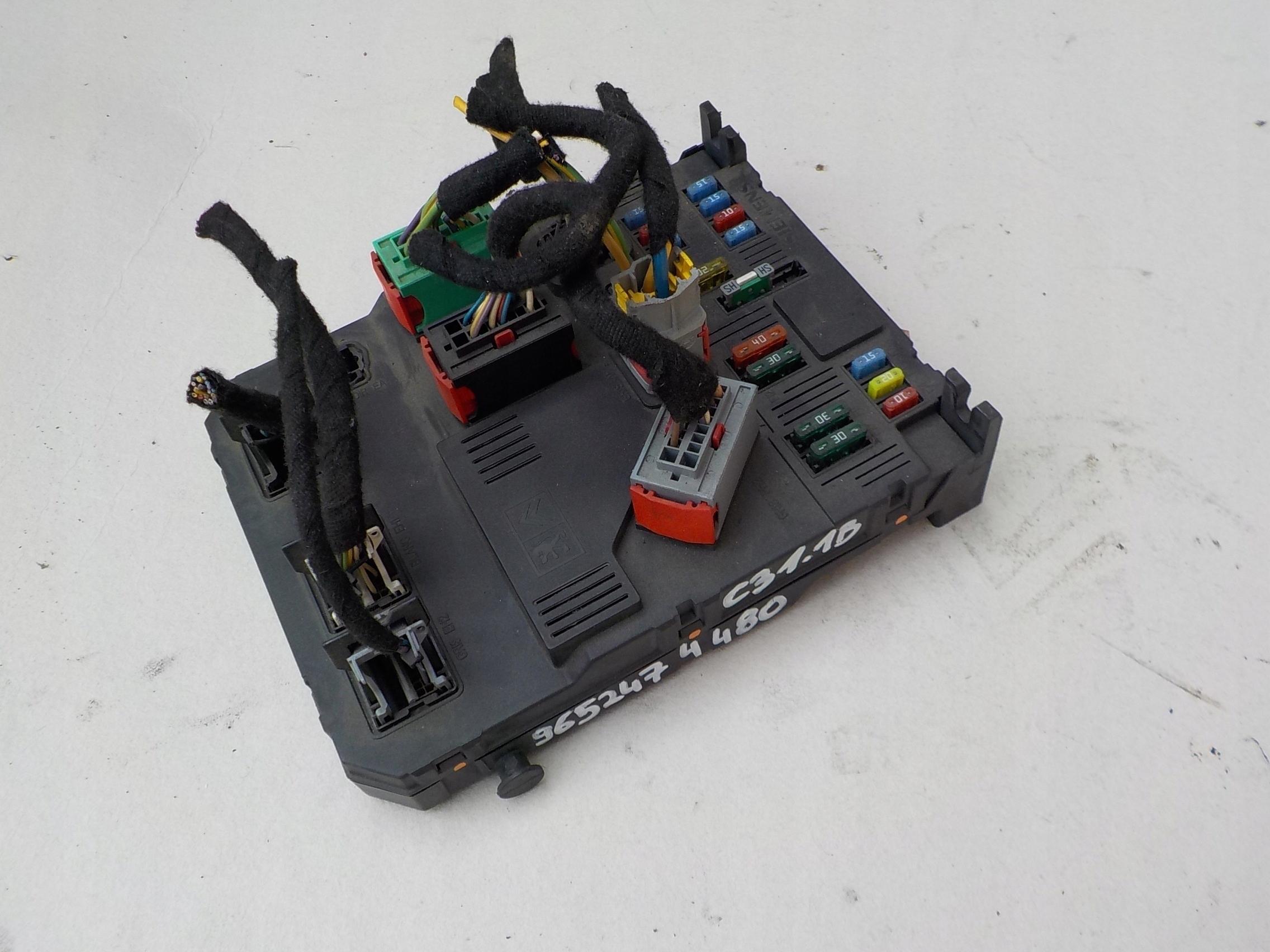 Модуль BSI citroen c3 и 9652474480