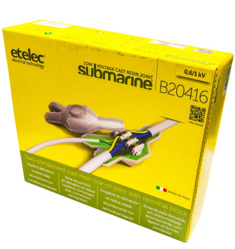 Кабельна муфта 5x2. 5 16mm 20kvmm