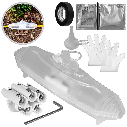 Смоляна кабельна муфта 5x1. 5 10mm2 20kv / mm комплект