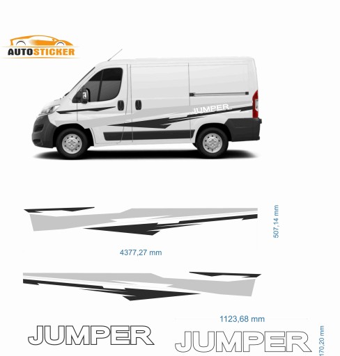Citroen Jumper автобус наклейка наклейка
