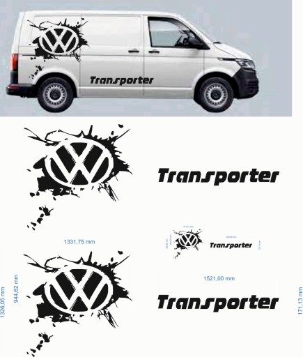 Наклейки автобус транспортер volkswagen