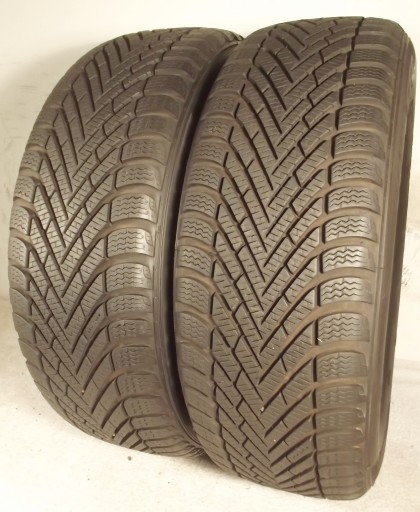 зимние шины 205/55R16 91H PIRELLI CINTURATO WINTER как новые 2 шт 2020 г. 8мм