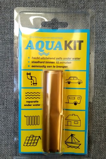 оригінальний ремонтний клей AquaKit 57g типу Poxilina