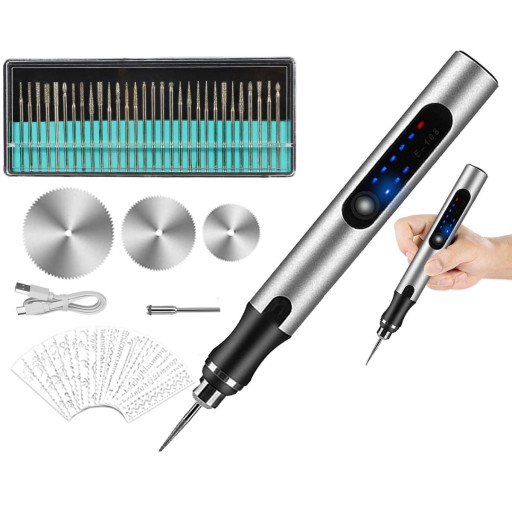 Ручка з гравіюванням Багатофункціональна електрична ручка для гравіювання 52 шт.