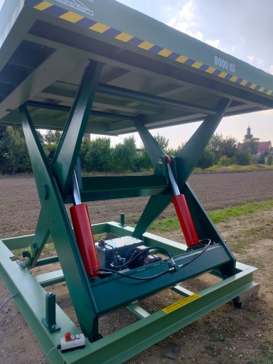 Ножичний підйомник, ножичний стіл, вантажна платформа, рампа 8000 кг