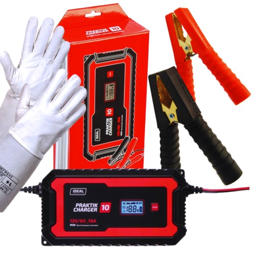 Зарядний випрямляч Ideal LCD 6V 12v акумуляторний випрямляч CHARGER 10