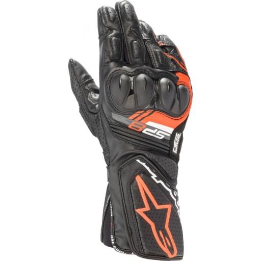 Рукавички SP-8, ALPINESTARS (чорні/флуоресцентні, розмір 2XL)