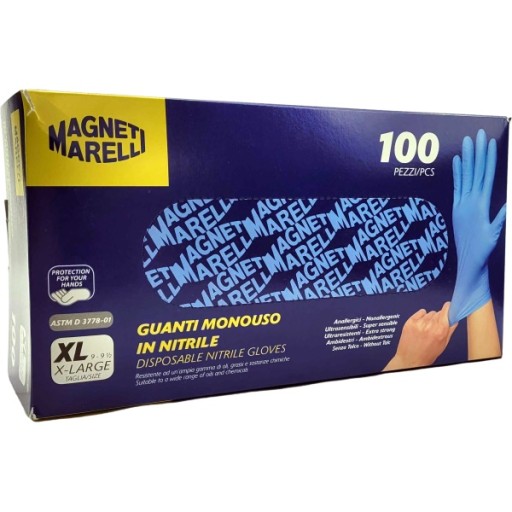 Перчатки нитриловые XL 100шт одноразовые