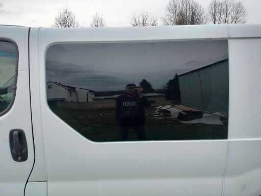 Renault trafic II vivaro a 01-14 стекло двери задняя левая сторона кузова