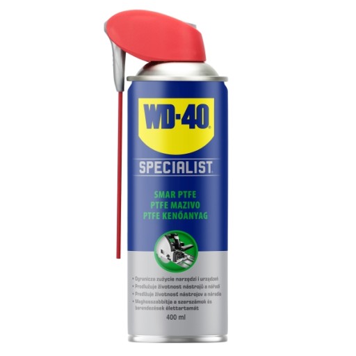 Смазка Тефлон.ПТФЭ WD40 400мл аэрозоль Специализированная серия