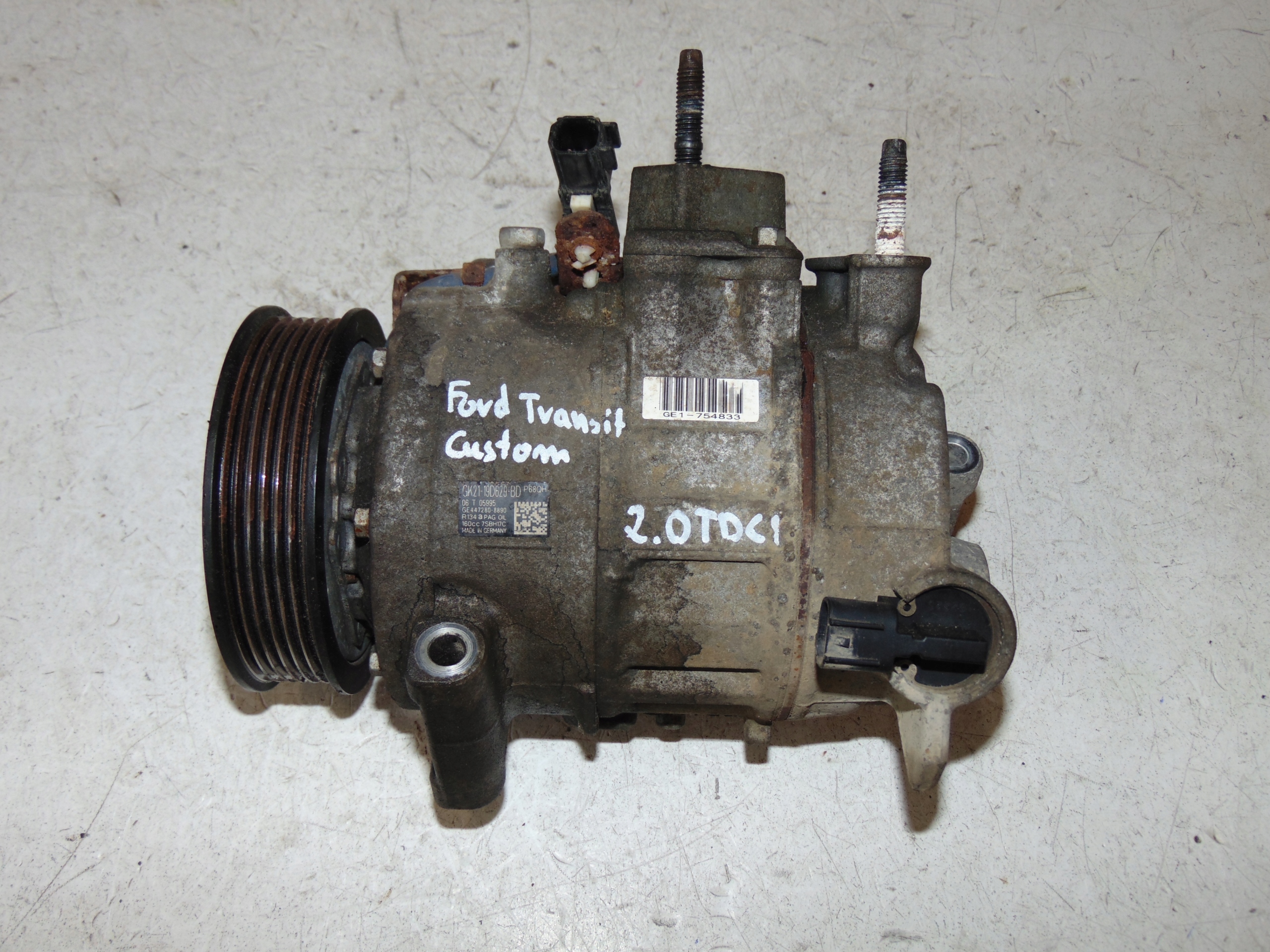 GK2119D629BD - компрессор Ford TRANSIT CUSTOM 2.0 TDCI