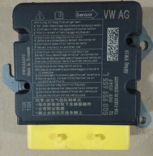 5q0959655l - драйвер airbag sensor vwag