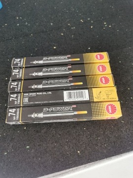 Glow Plugs 5 PCS NGK NR74, 71440 Volvo V50