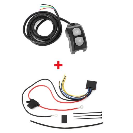 Серый с держателем фонаря для мотоцикла в стиле реле