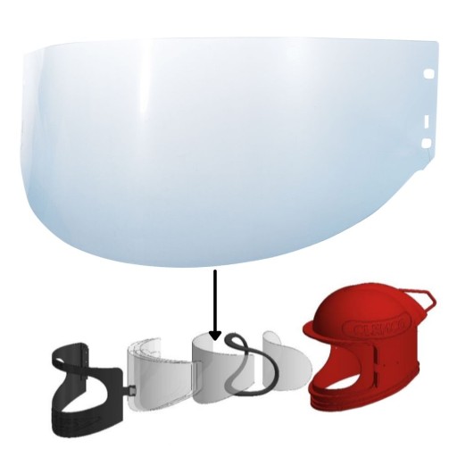 Быстрый внешний вид для шлема APOLLO 60 Clemco 25 шт.