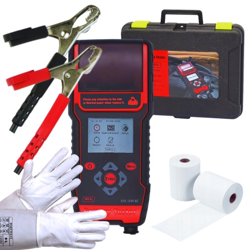 Диагностический тестер BDT7000, тестер аккумуляторов IDEAL, тестер с принтером