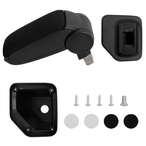 VidaXL Автомобильный подлокотник Черный 15x32x(40-52) см ABS