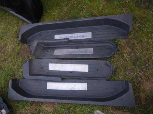 VIP2752 - vito viano 639 cdi накладки пороги пластиковые lift