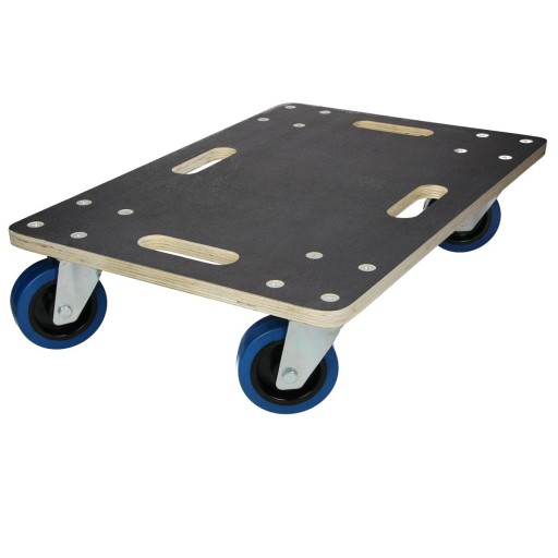 Мебельная тележка с 4 поворотными роликами, 40 х 60 см,