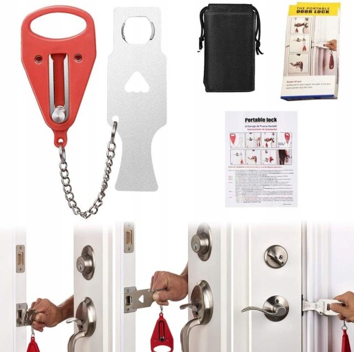 614158453344 - дверний замок додатковий дорожній замок
