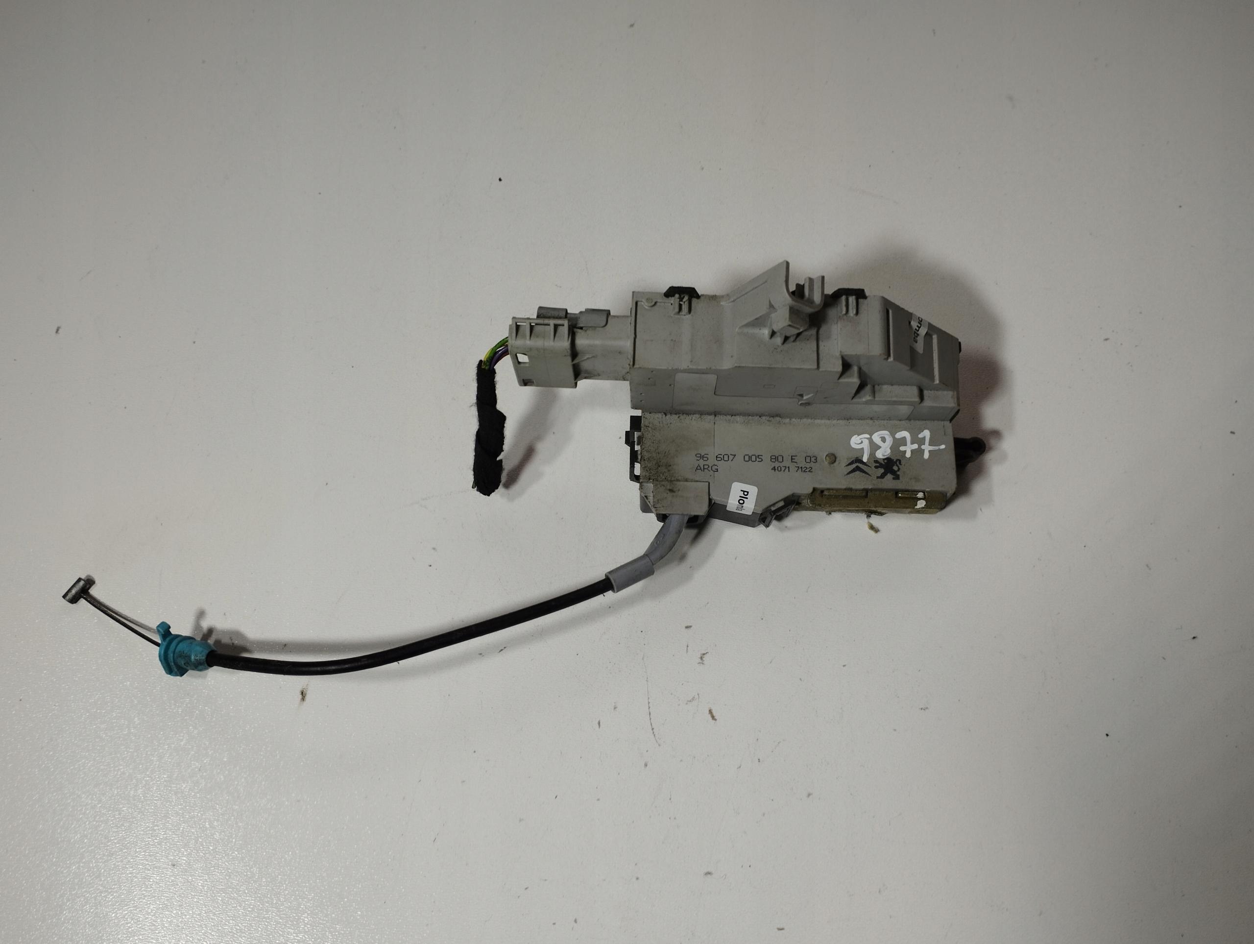 9660700580 - замок задній лівий для citroen c4 і 2004-2010 6 pin Origin