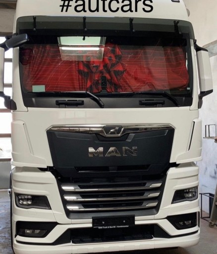 Штори TIR пофарбовані MAN TGX різних кольорів