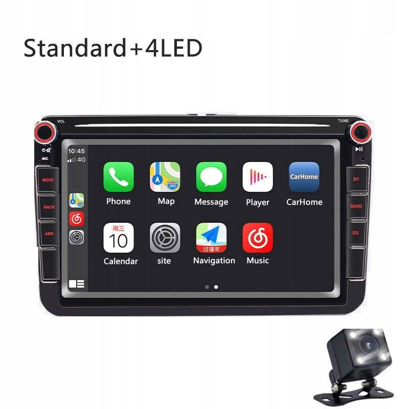 Со стилем 4LED MOPECT 8 дюймов автомобильный радиоприемник 2 Di