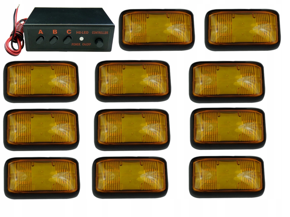 205Y 12/24v - набор из 10 светодиодные лампы + драйвер 12V 24V стробоскоп