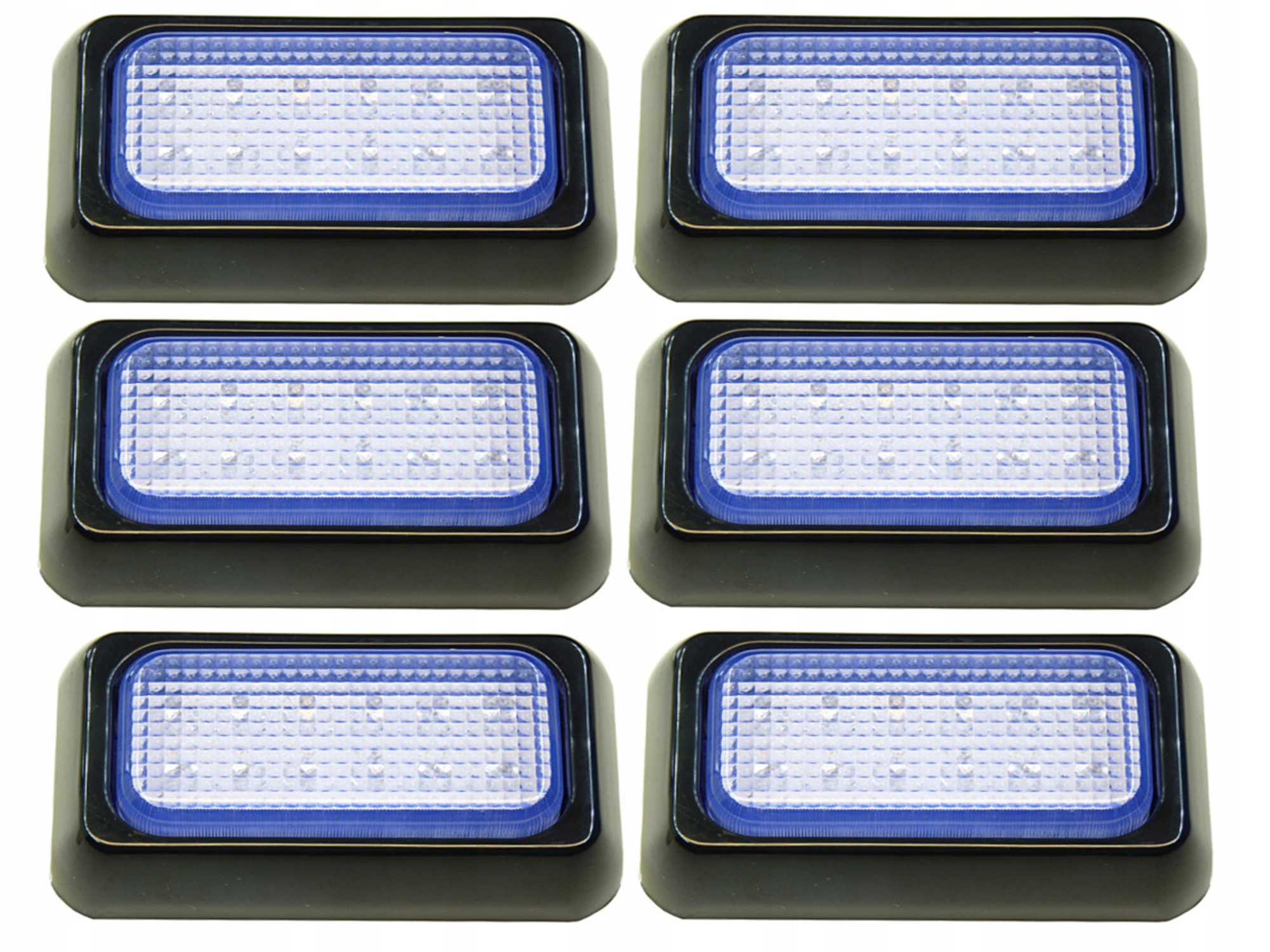 RSLED6214BMIG - набор из 6 светодиодная лампа мигающий петух синий 12 24v