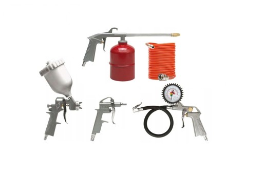Лакировочный комплект 5EL пистолеты лакировочный шланг
