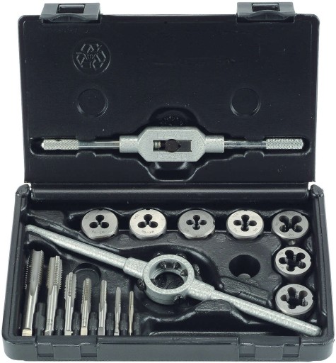 Набор метчиков и плашек с ручками М3-М12 ALPEN [0070800016100]