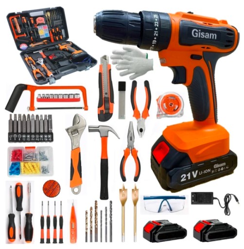 Домашній набір інструментів для початківців 90% роботи по дому самостійно 51 шт