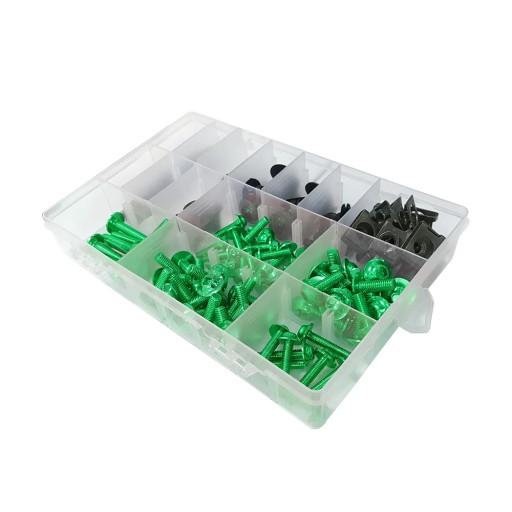 Комплект винтов обтекателя зеленого цвета CB650R CB500R